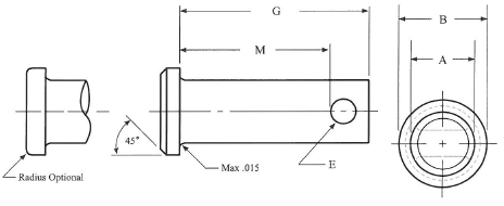 18-8 Stainless Steel Clevis Pins | Zinc-Plated Clevis | Jay-Cee Sales ...