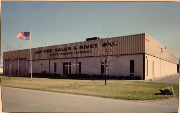 Jay-Cee Sales & Rivet current location in Farmington, MI (40,000 sq.ft. filled to the top with over 8 million ounds of fasteners in stock).