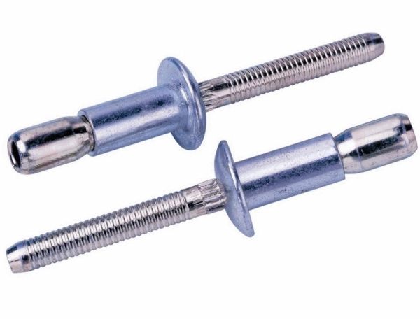 Structural Blind Rivets – High strength blind rivets - (Ø x L) 6,4 x 14,5  mm - Stainless steel A2 / Stainless steel A2 - Flat round head - -  Multi-grip Blind Rivet - GO-LOCK - 7779964140